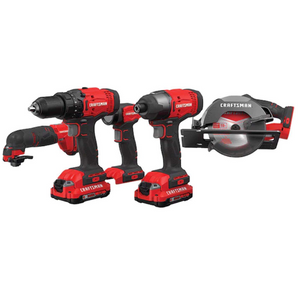 Craftsman Cordless Drill, Impact Driver, Oscillating Tool , Circular Saw & Light Kit