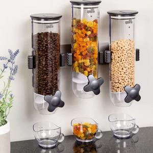 Triple Canister Cereal Dispenser