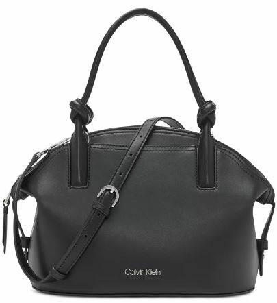 Calvin Klein Faux-Leather Satchel