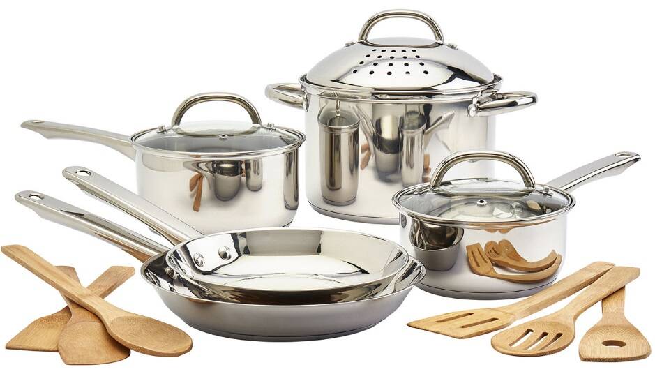 Tabletops Unlimited Basic Essentials 14-Piece Cookware Set