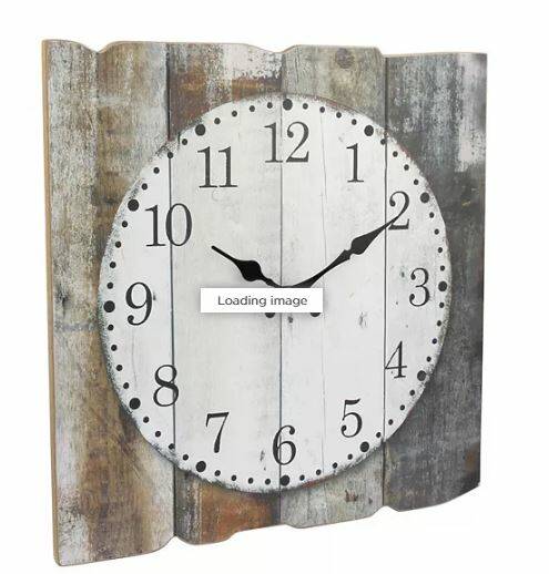 Farmhouse Rustic Wall Clock