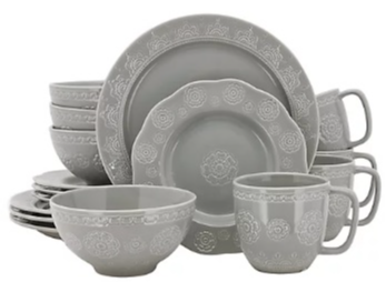 Wild Sage Sana Medallion 16-Piece Dinnerware Set