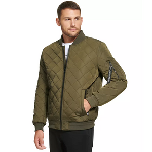 Calvin Klein Men's Quilted Baseball Jacket