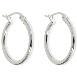 .925 Sterling Silver Hoops