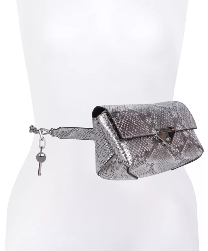 Michael Kors Snakeskin Leather Belt Bag