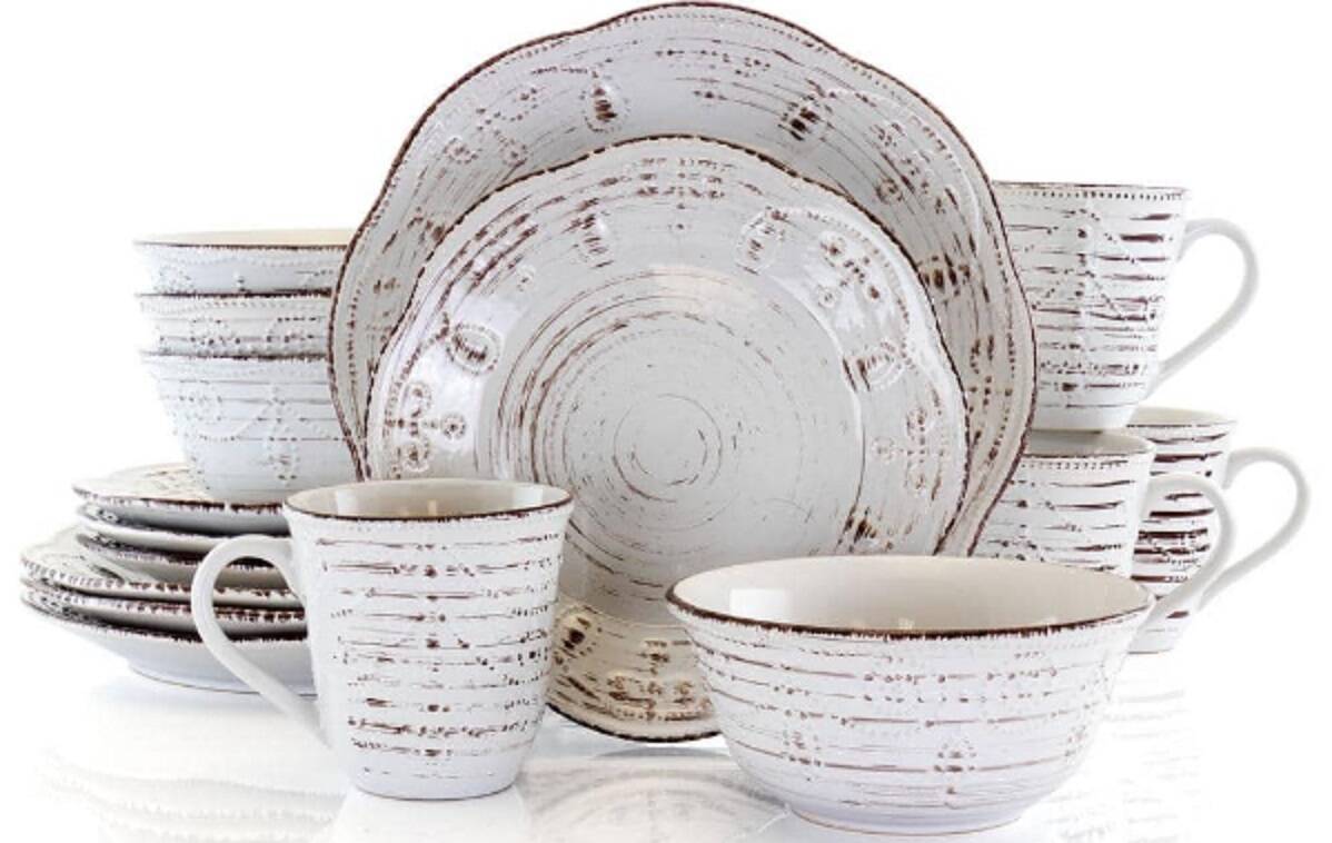 16-Piece Stoneware Dinnerware Set