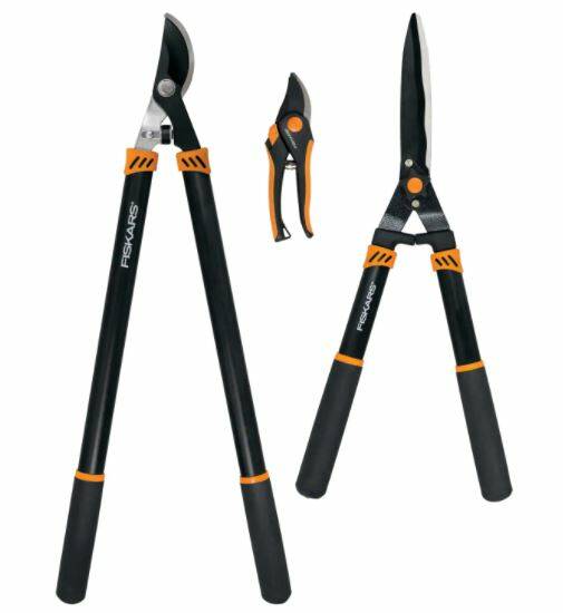 3-Piece Fiskars Tree & Shrub Care Set