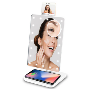 LED Bluetooth Rotating Makeup Mirror