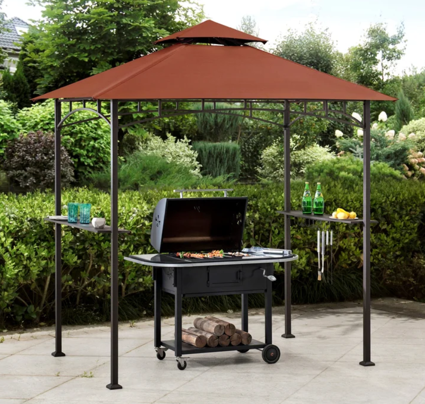 Steel 8'x5' Grill Gazebo