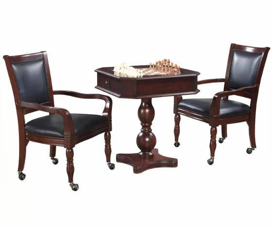 Chess & Backgammon Table w/ Chairs