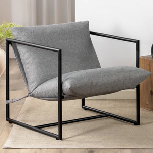 Metal Frame Accent Chair