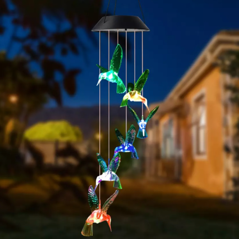 Multi-Color Solar Wind Chime