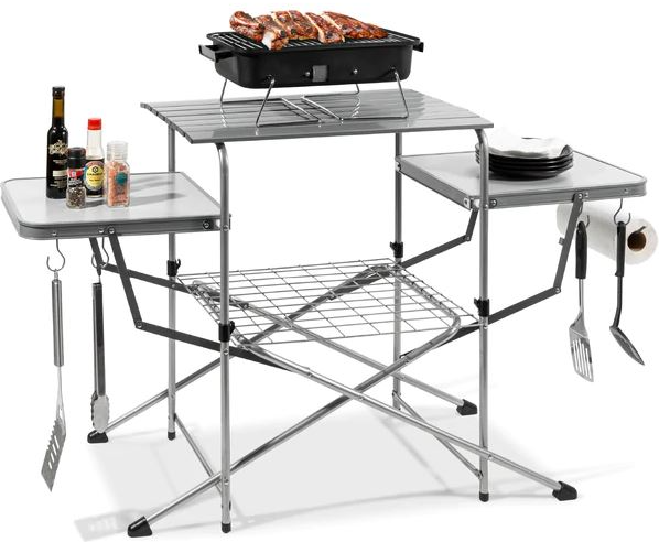 Portable Folding Grill Table