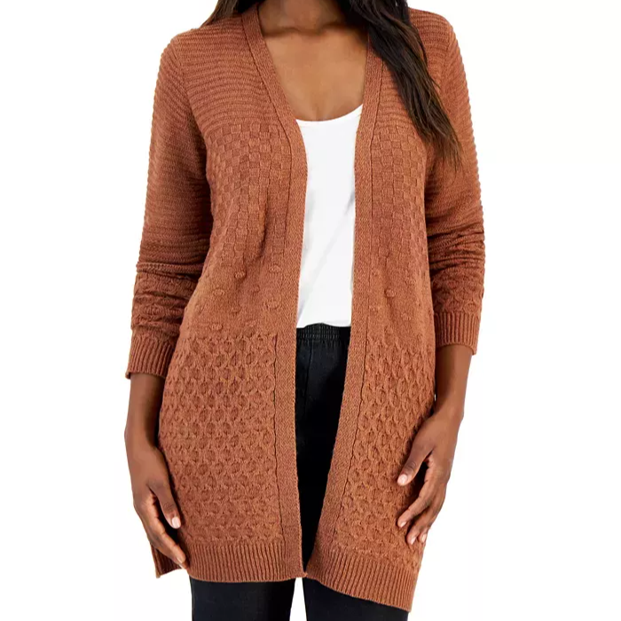 Karen Scott Women's Knit Cardigan