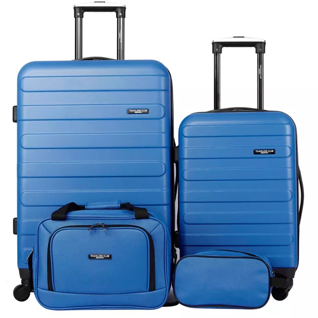 Travelers Club 4-Piece Hardside Luggage Set