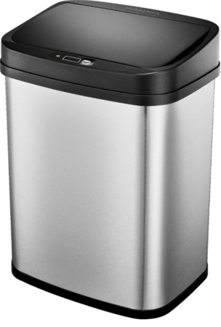 Insignia 3-Gal Motion-Sensor Stainless Steel Trash Can