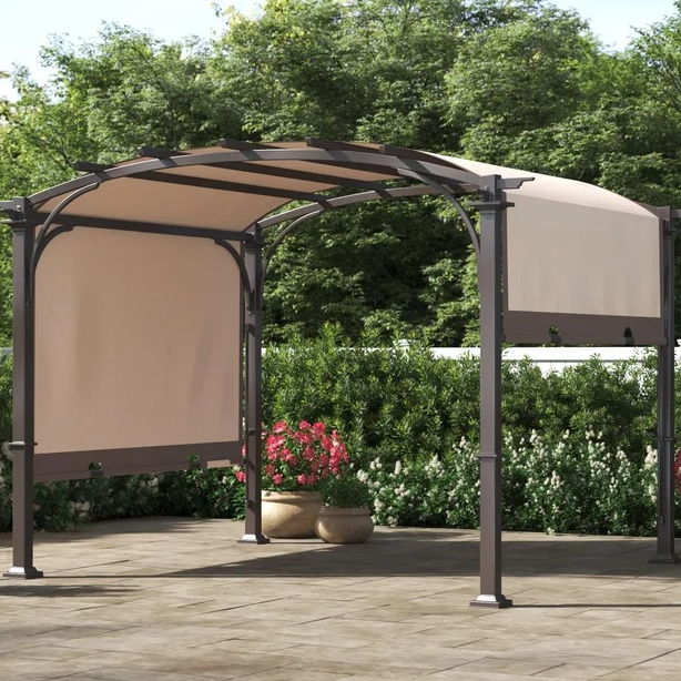 Meadow Metal Pergola w/ Canopy