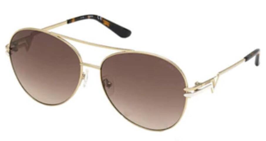 Guess Ladies Gold Tone Sunglasses