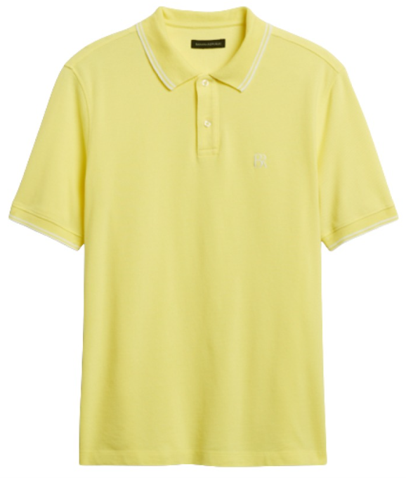 Banana Republic Men's Pique Polo Shirt