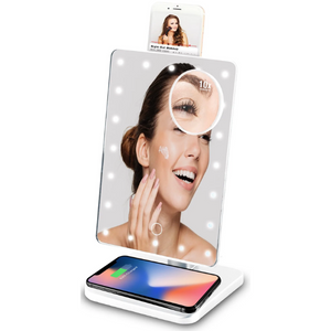 LED Bluetooth Rotating Makeup Mirror