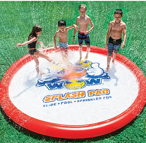 10' Splash Pad w/ Sprinkler & Wading Pool