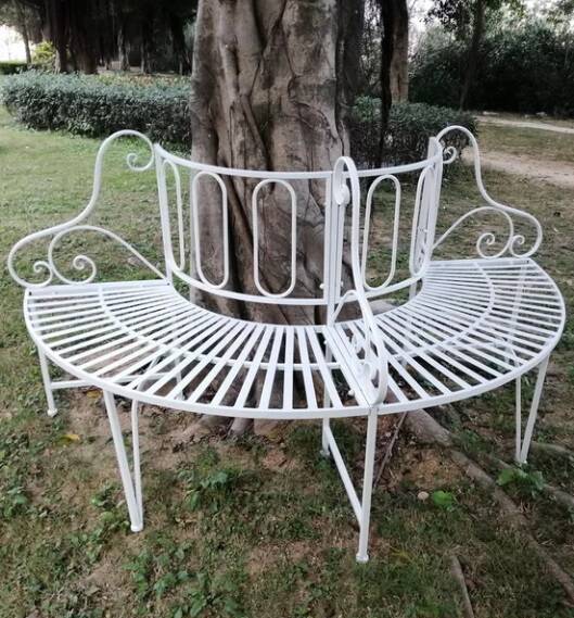 Metal Tree Bench