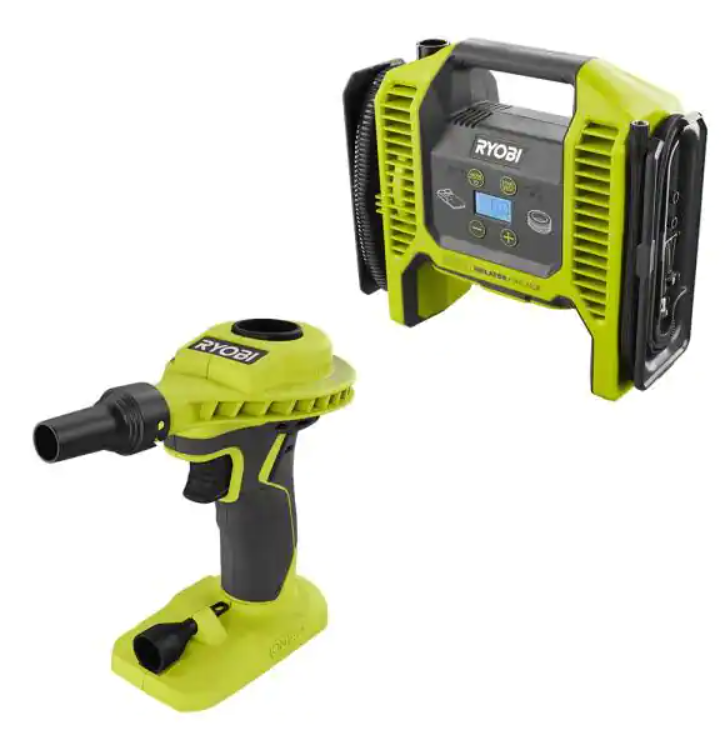 Ryobi ONE+ 18V Cordless Inflator/Deflator & High Volume Inflator