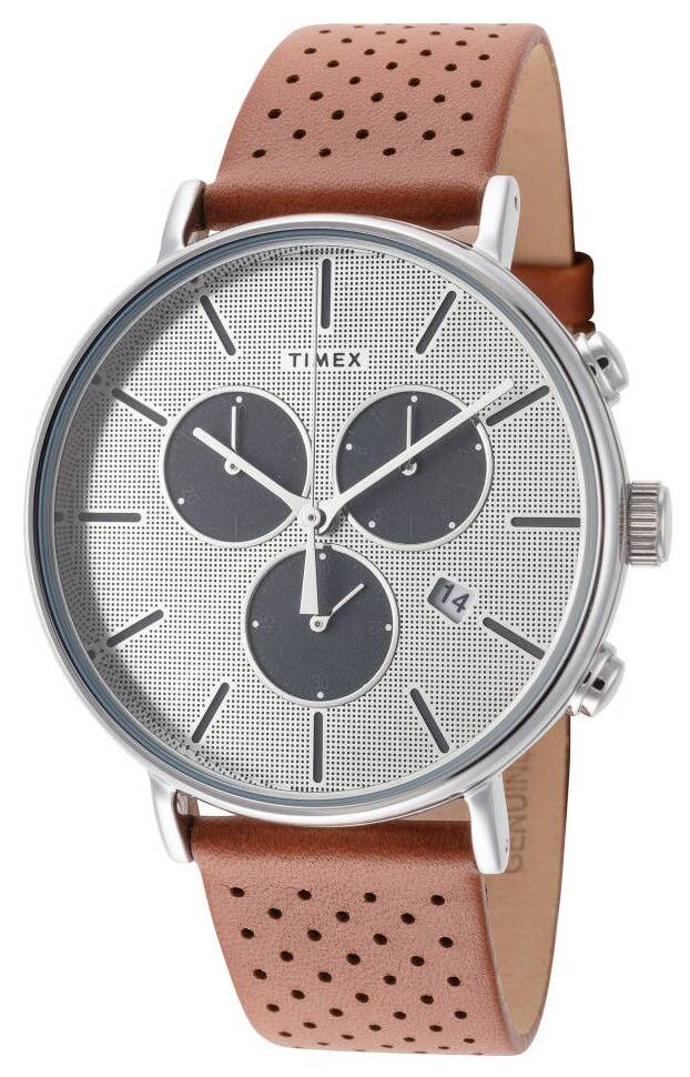 Timex Men's Leather Watch