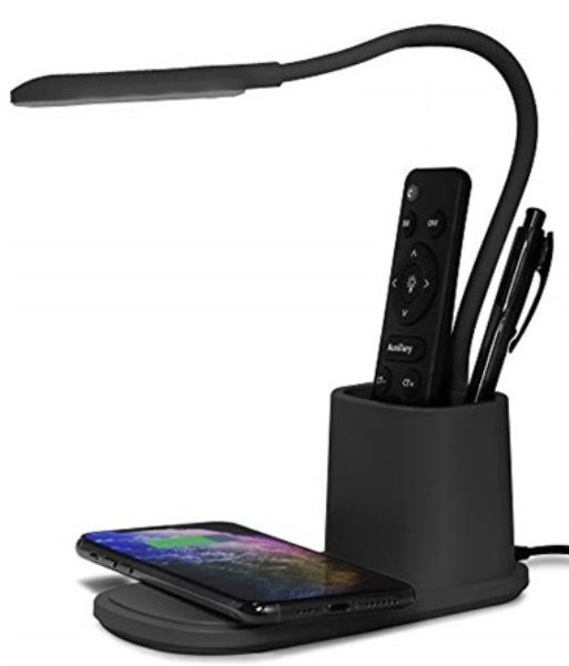 Desktop Lamp Organizer & 10W Wireless Charging Stand