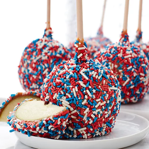 10-Piece 4th of July Candy Apples