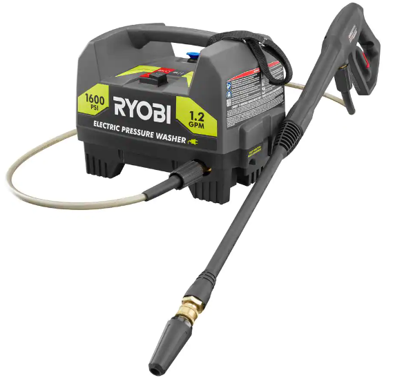 Ryobi 1,600psi Electric Pressure Washer