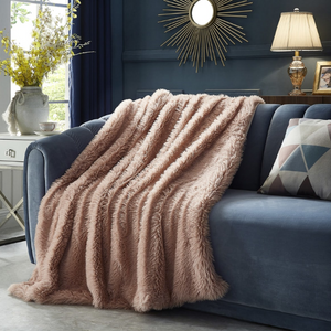 Faux Lamb Fur Throw