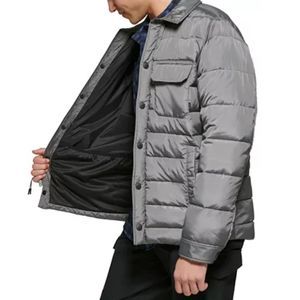 Bass Men's Quilted Puffer Shirt Jacket