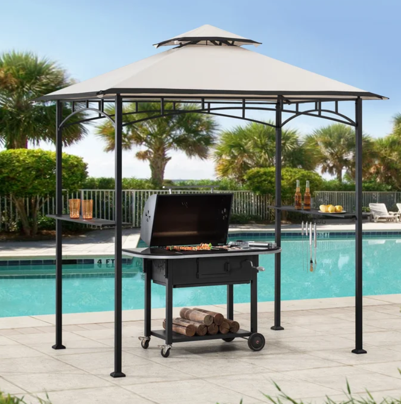 Steel 8'x5' Grill Gazebo