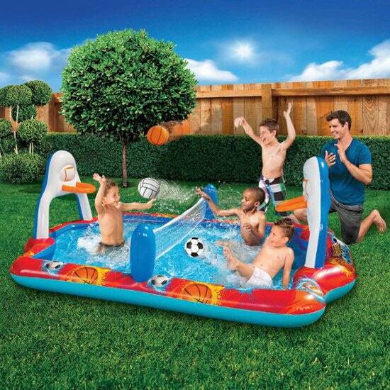 Banzai Sports Arena 4-In-1 Play Center Pool