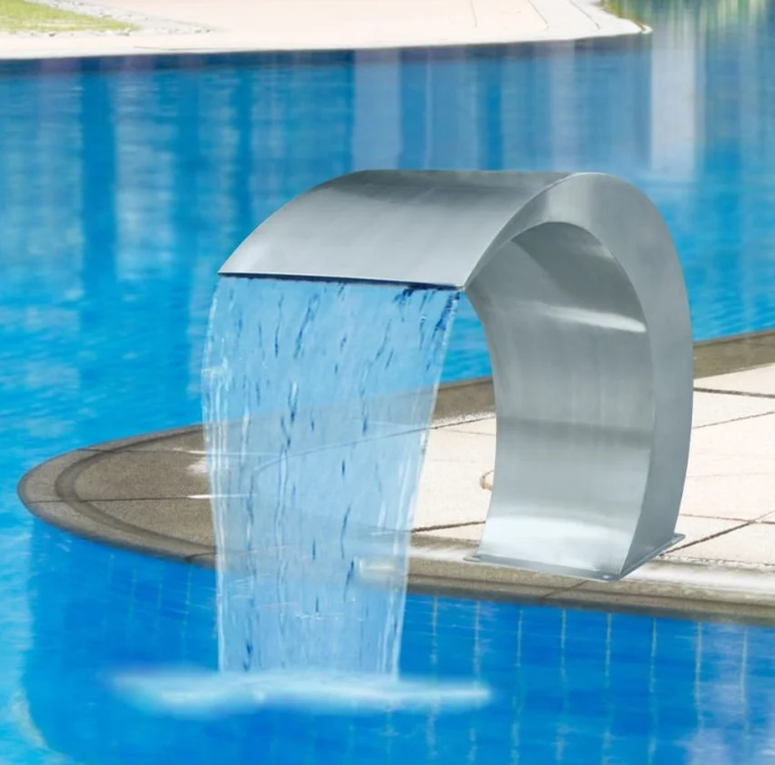 Stainless Steel Pool Waterfall