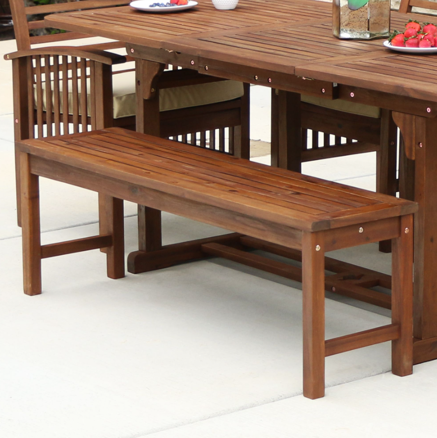 Acacia Wood Dining Bench