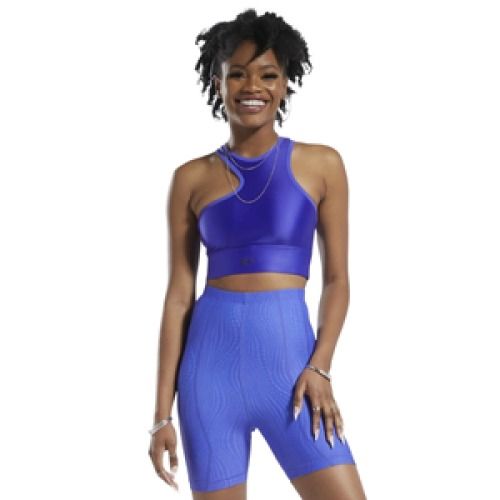 Reebok One-Shoulder Crop Tank Top