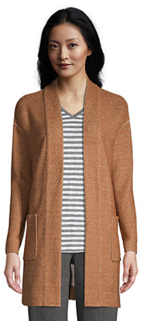 Lands' End Women's Textured Cardigan