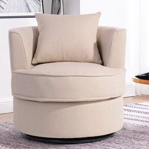 Upholstered Swivel Armchair