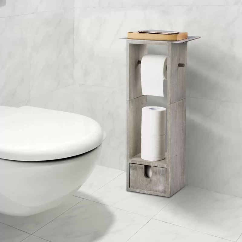 Freestanding Toilet Paper Holder