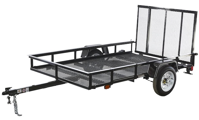 Lowes 5' x 8' Steel Utility Trailer w/Ramp Gate