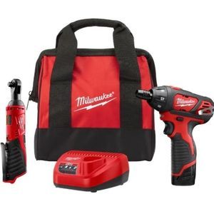 Milwaukee 12V Lithium-Ion Ratchet & Screwdriver w/ Battery