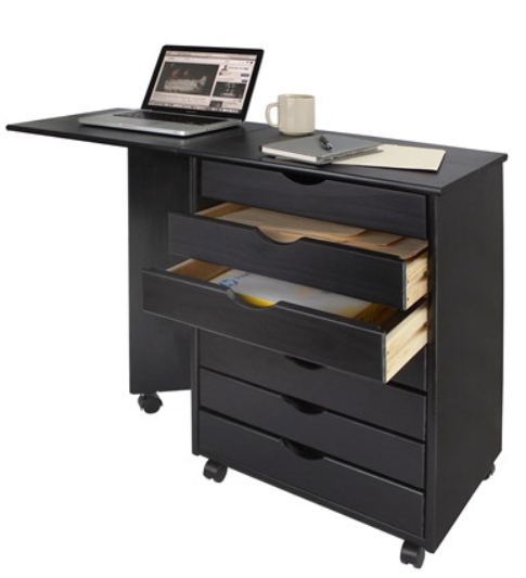 7-Drawer Rolling Desk