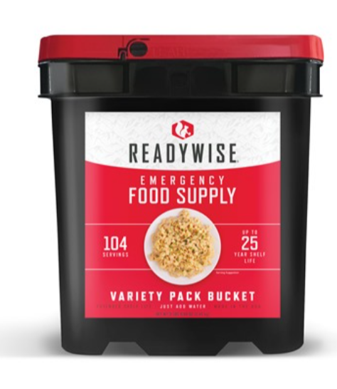 ReadyWise 104 Serving Emergency Food Variety Kit