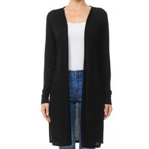 V-Neck Long Sleeve Cardigan