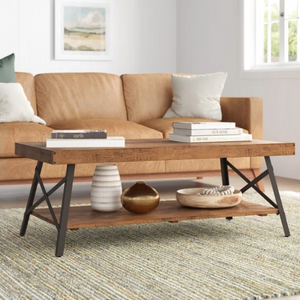 Solid Wood Coffee Table w/ Storage