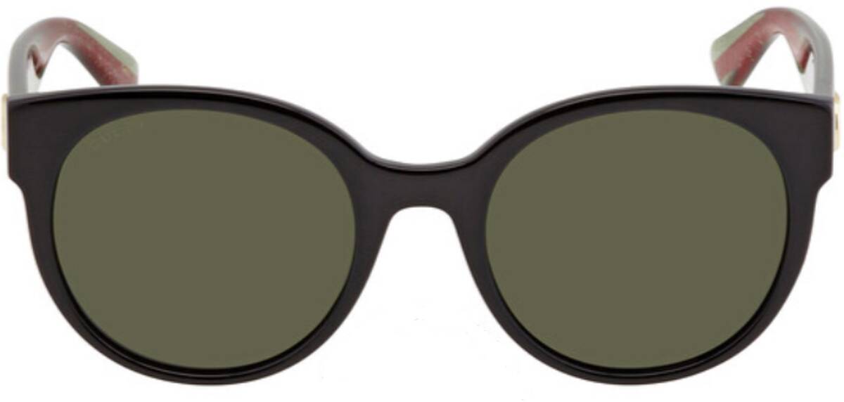 Gucci Green Round Ladies Sunglasses