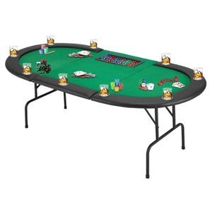 10-Player Foldable Poker Table