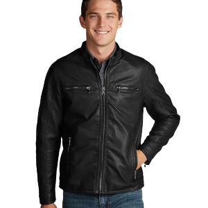 Jos.A.Bank. Men's Faux Leather Jacket